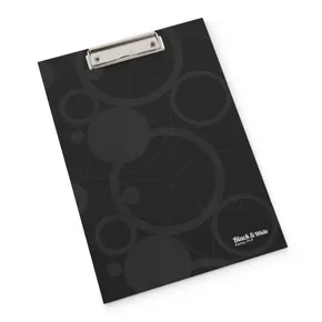 Einzelbrett A4 Laminat Schwarz und Weiß Schwarz